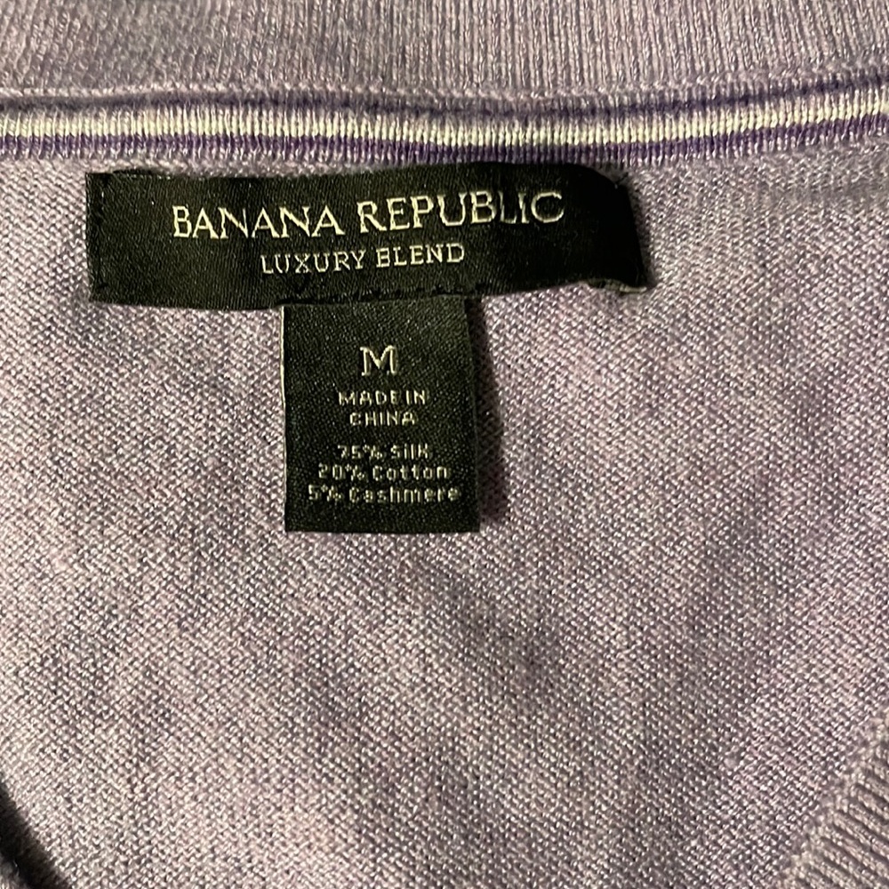 Banana Republic V-neck Sweater -Luxury Blend
